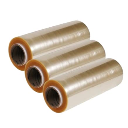 Kit 3 Unidades Plástico Filme PVC 28cm x 100m Alta Aderência p/ Alimentos Estética e Salão Beleza