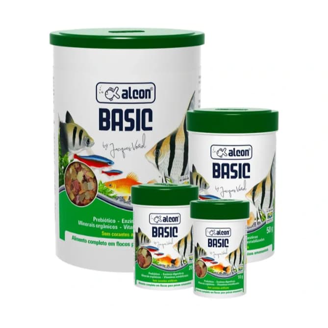 Alcon Basic Large Flakes - Ração para Peixes Ornamentais - Alimento Completo Para Peixes Ornamentais