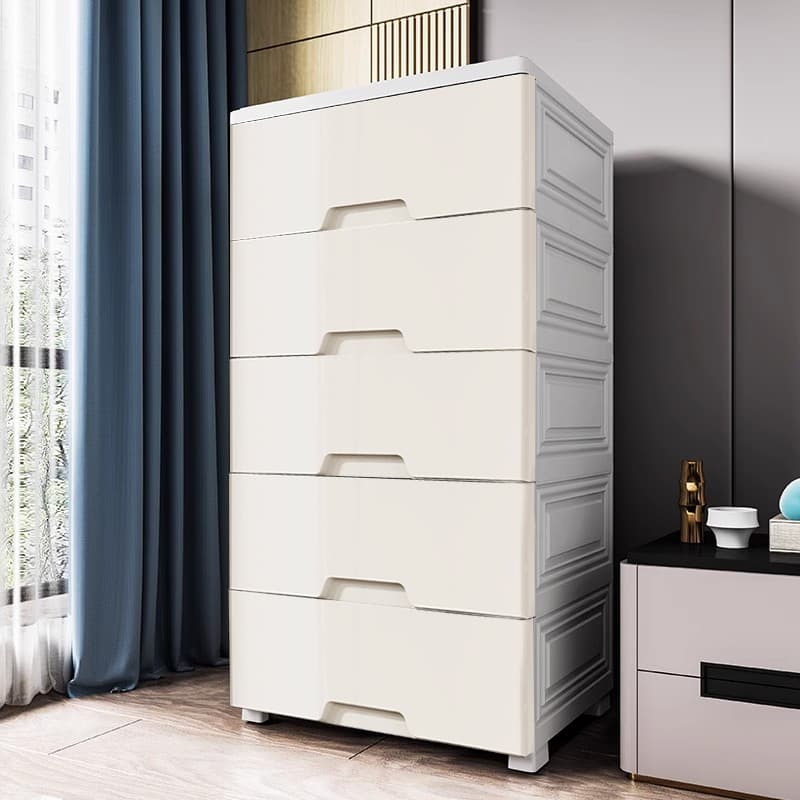 haosin Gaveteiro Organizador Multifuncional com Rodinhas Banheiro Cômoda para Quarto com 5 Gavetas