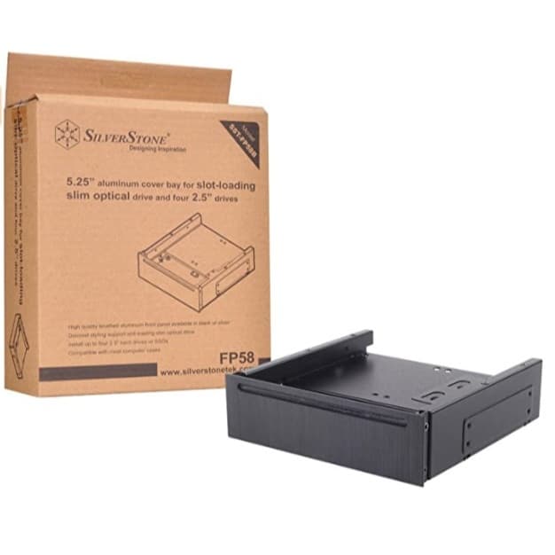 Painel frontal com unidade óptica slim