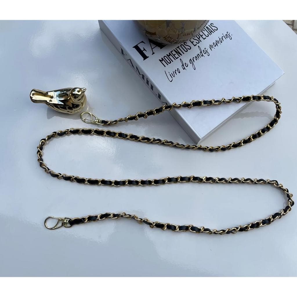 Alça De Bolsa De Corrente Dourada Acessorios Substituição De Alça De Bolsa TiraColo Transversal Ombro 1.40