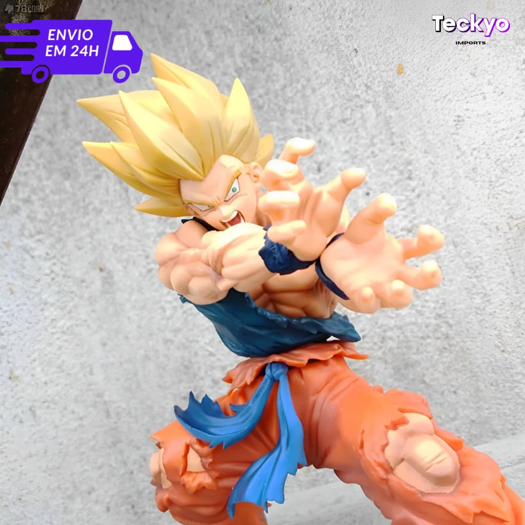 Brinquedo Do Goku Kamehameha Dragon Ball Action Figure 14,5cm Colecionavel Boneco De PVC