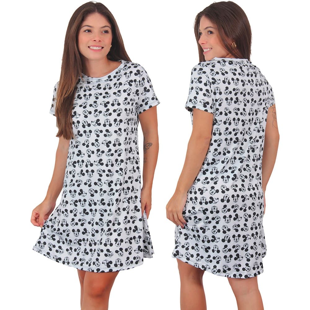 Camisola Feminina  Vestidinho de Dormir Linha Noite