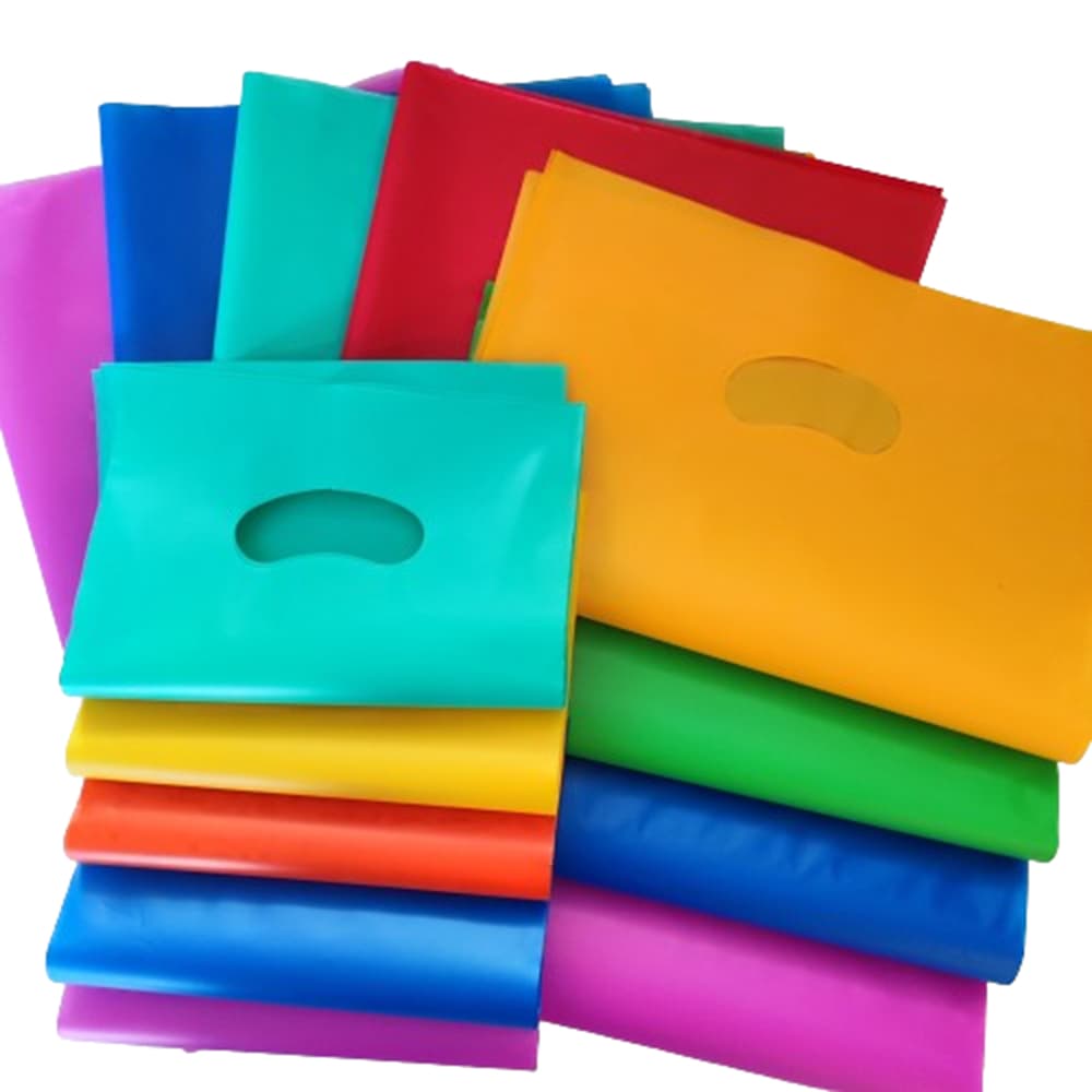 100 Sacolas Plástica 1°LINHA Boca palhaço vazadas tamanhos; 16x20 , 20x30 , 30x40 e 40x50, 13 micras