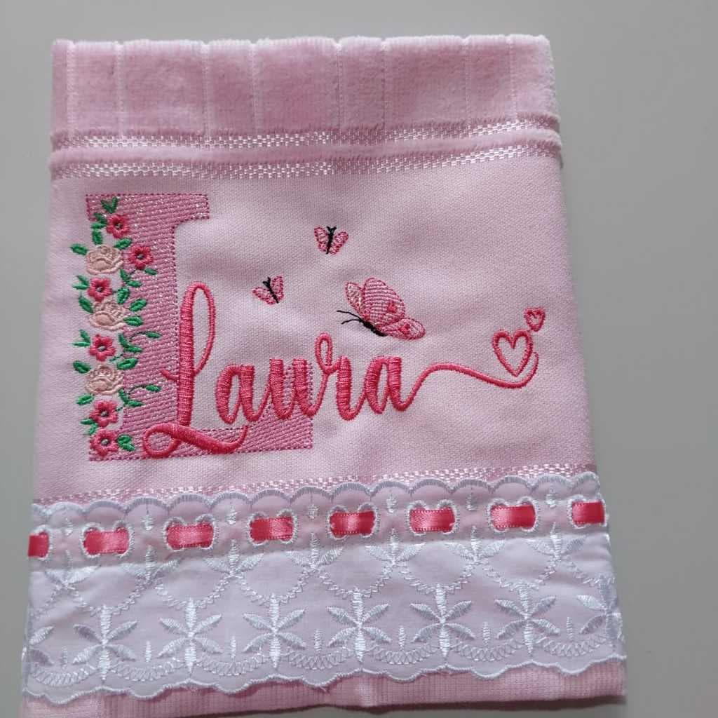 Toalha Bordada personalizada com Nome,Toalha de Boca,Toalha de Lavabo Dohler  presente delicado , Envio Imediato🤩
