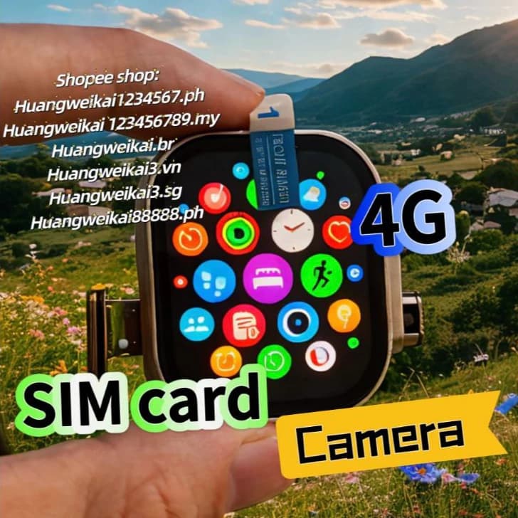 BW10 Pro 4G Smartwatch 2.01 Polegadas Com Longa Duração De Bateria E Função De Câmera , Adequado Para Telefone Android