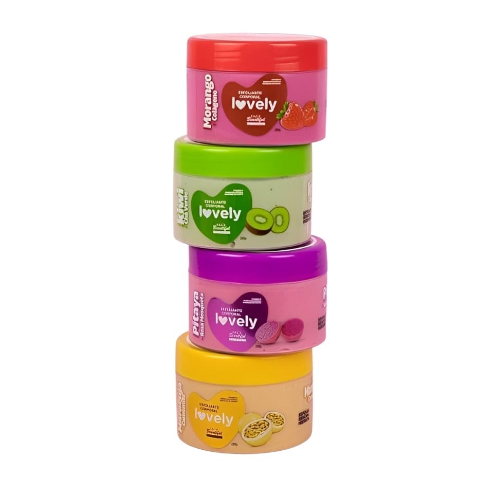 Esfoliante Corporal 3 em 1 Pele Fresca Macia e Hidratada - Lovely