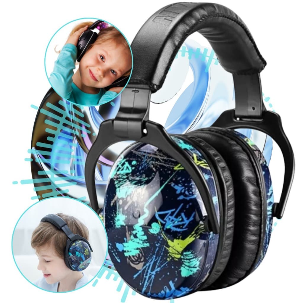 Abafador Autismo Infantil Fone Protetor de Som Ouvido Auricular Ruido Super Confortavel