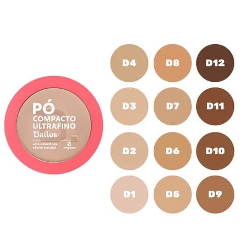 Pó Compacto Dailus Ultrafino 10g