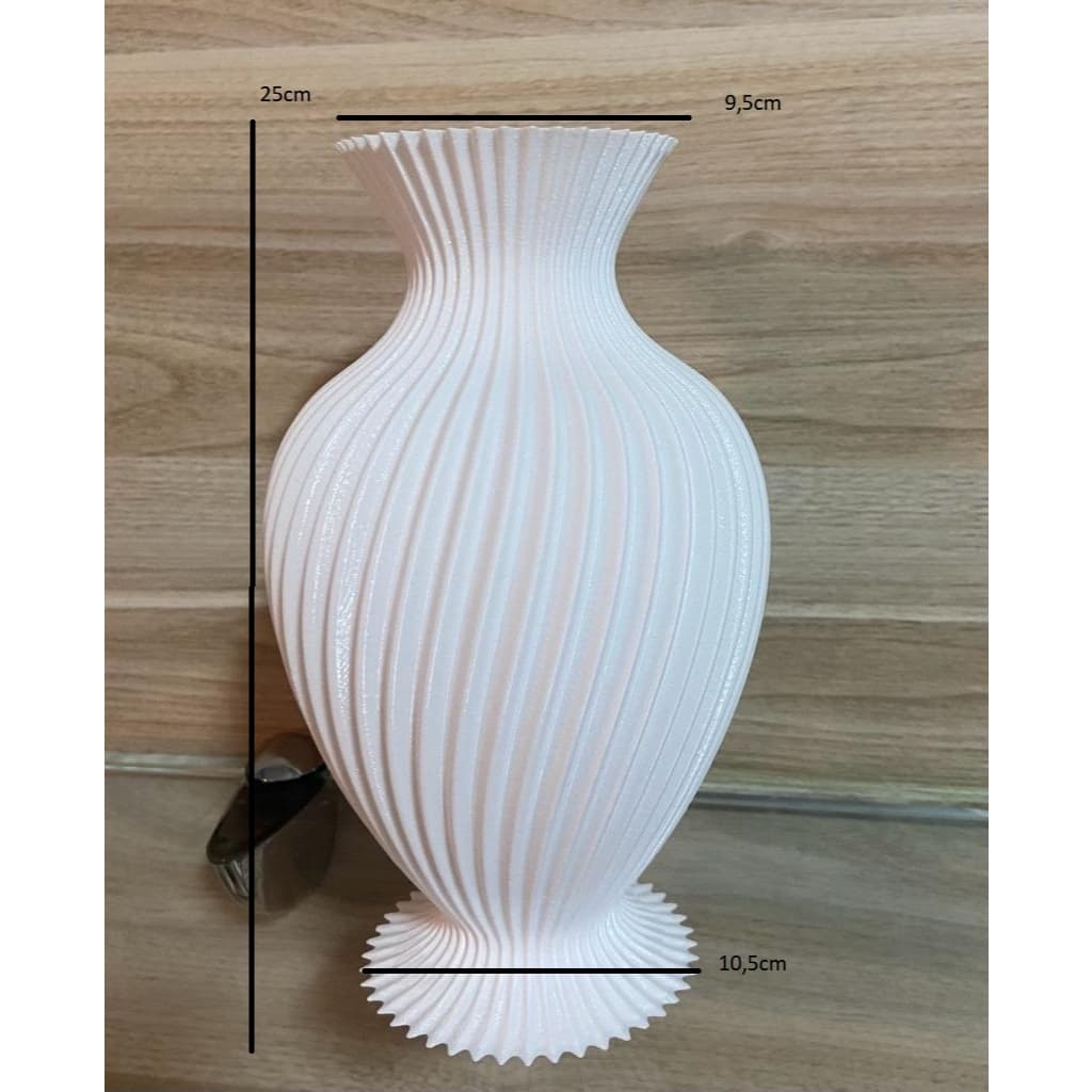 Vaso Jarro Decorativo Clássico -  Plástico - Para Flores Artificiais