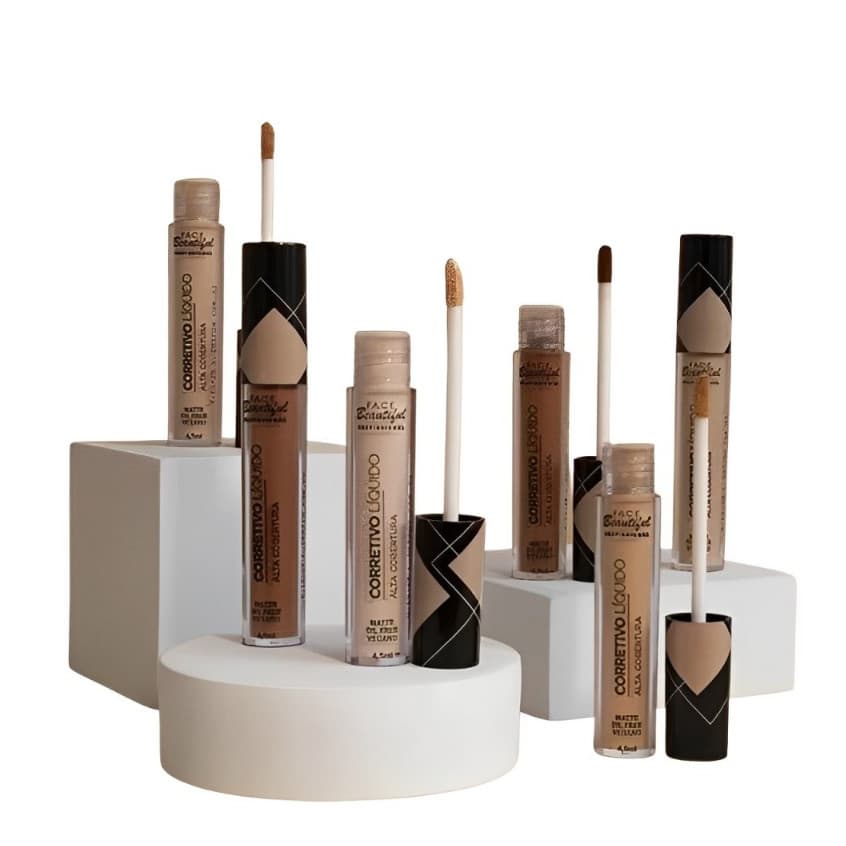 Corretivo Matte Líquido Alta Cobertura Face Beautiful 4,5g