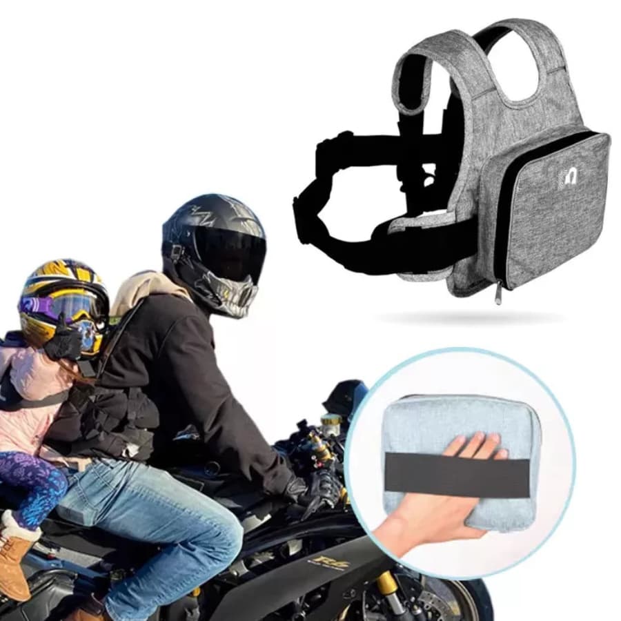 Colete Cinto De Segurança Infantil Para Andar de moto criança até 12anos