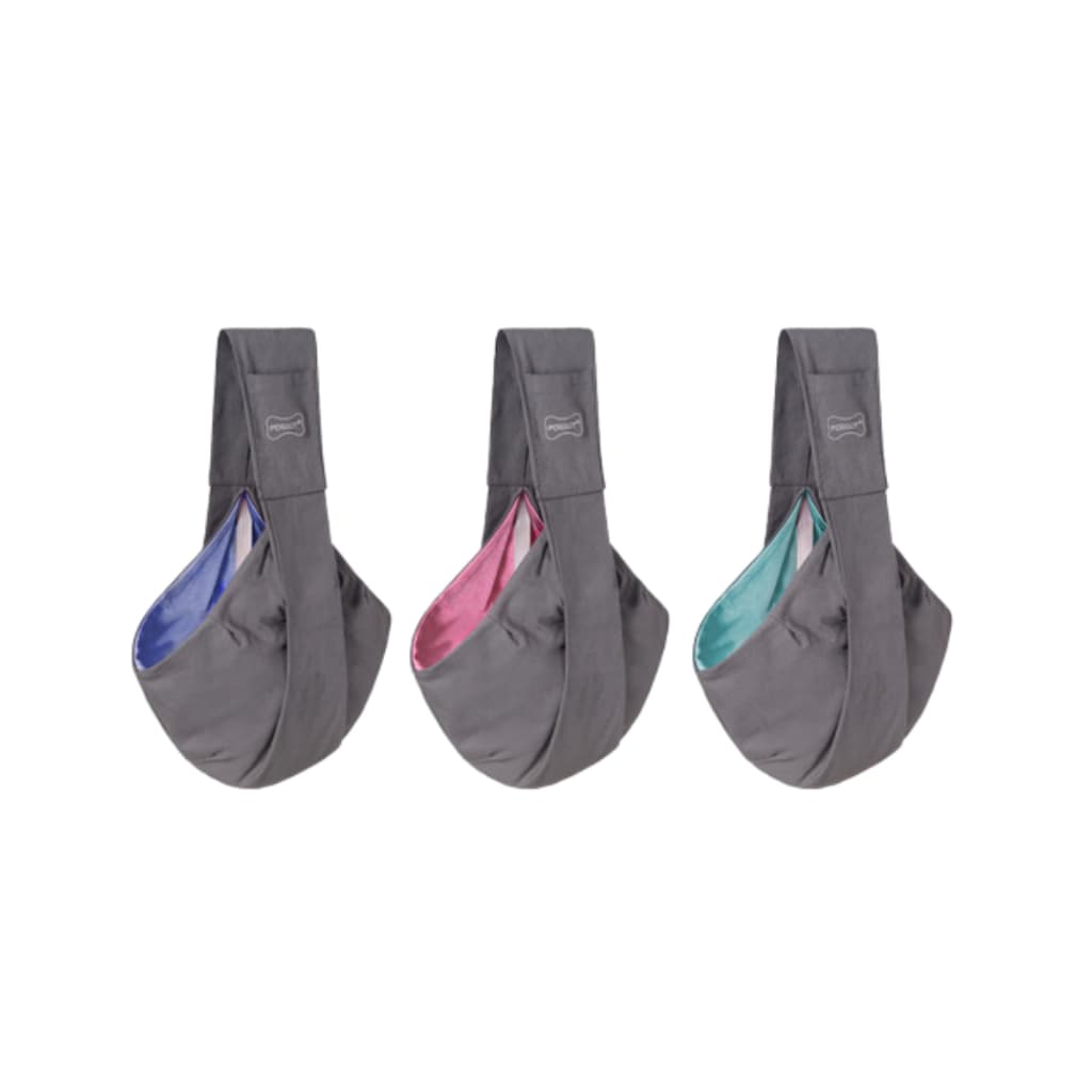 Bolsa De Transporte Pet Sling 78x63cm Canguru Perigot Cães Gatos