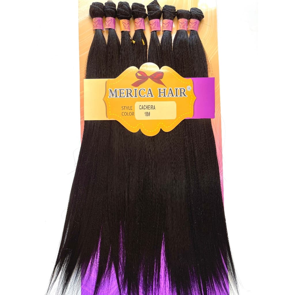 Cabelo 100% orgânico Liso Cachoeira - Merica Hair 1pct 280grs