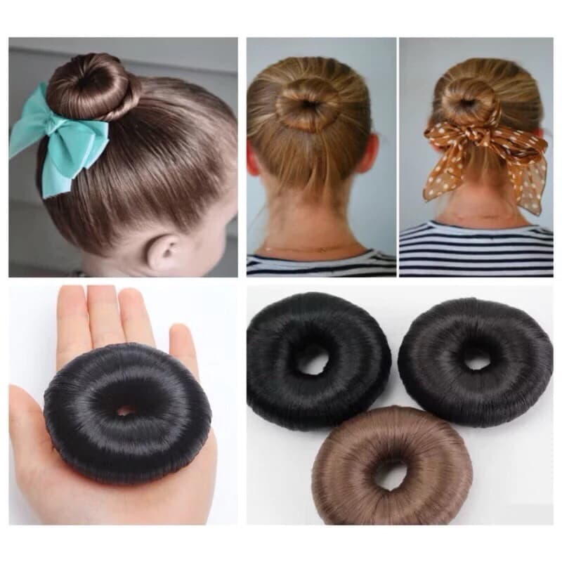 Rosquinha Esponja para coque de cabelo Unidade