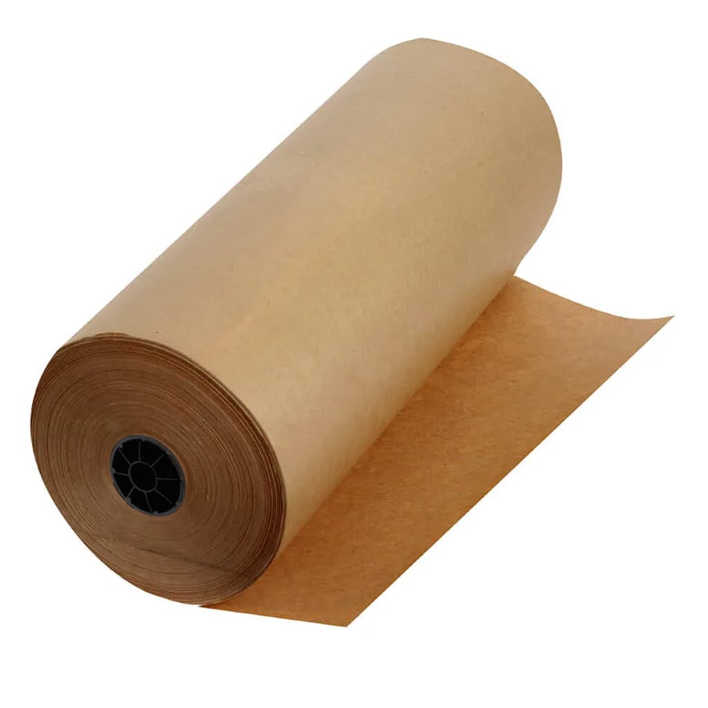 Papel Semi Kraft Bobina Gaiola 45cm 50 Metros Pintura Papel Pardo