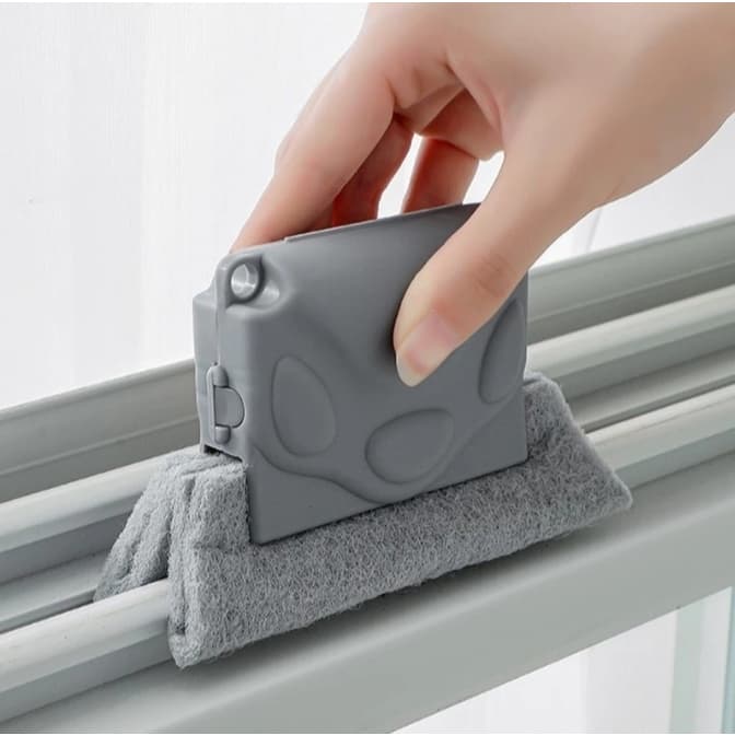 Kit 3 Limpador Janela Escova Limpeza Cantos Multiuso Janelas Cozinha Fogão Limpa Canto Casa Microfibra