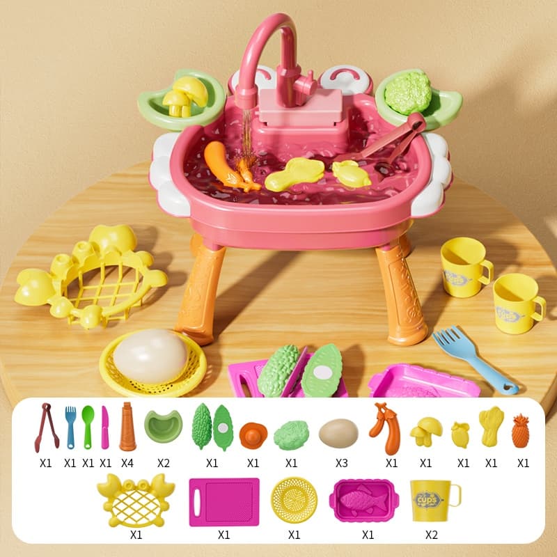 Lava-Louças caranguejo de Brinquedo,  Profissão Divertida e aprendizado para os Pequenos! 🎉6902