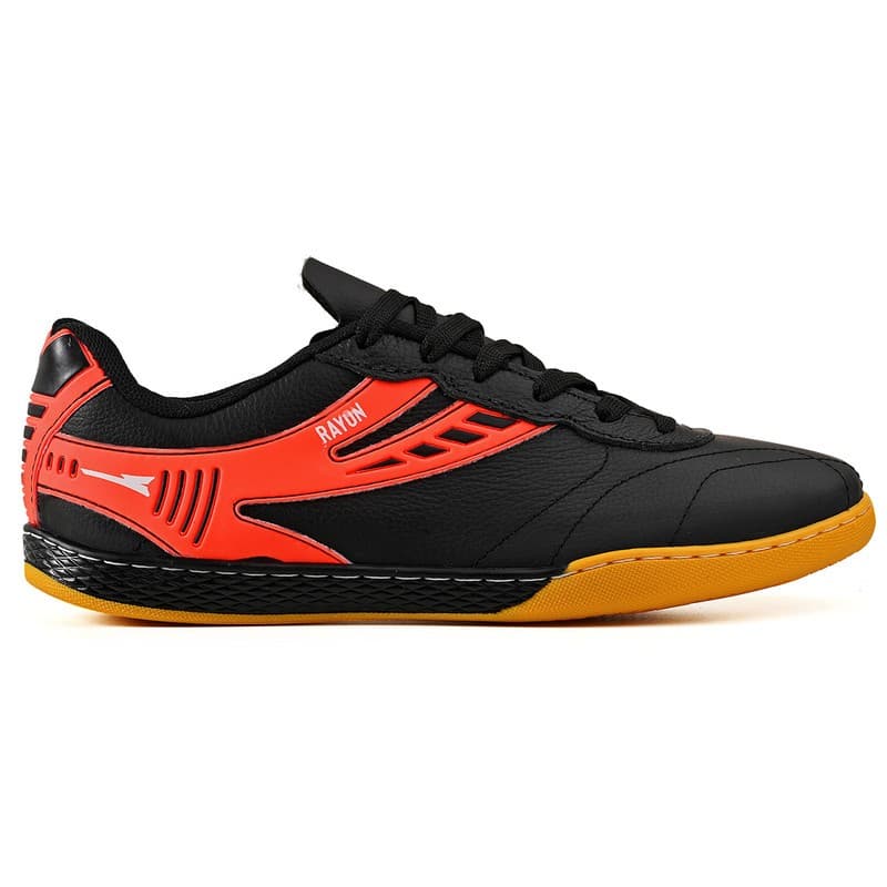 Chuteira em Couro Legitimo Futsal Indoor Quadra - Costurada Resistente - Original R416-09B