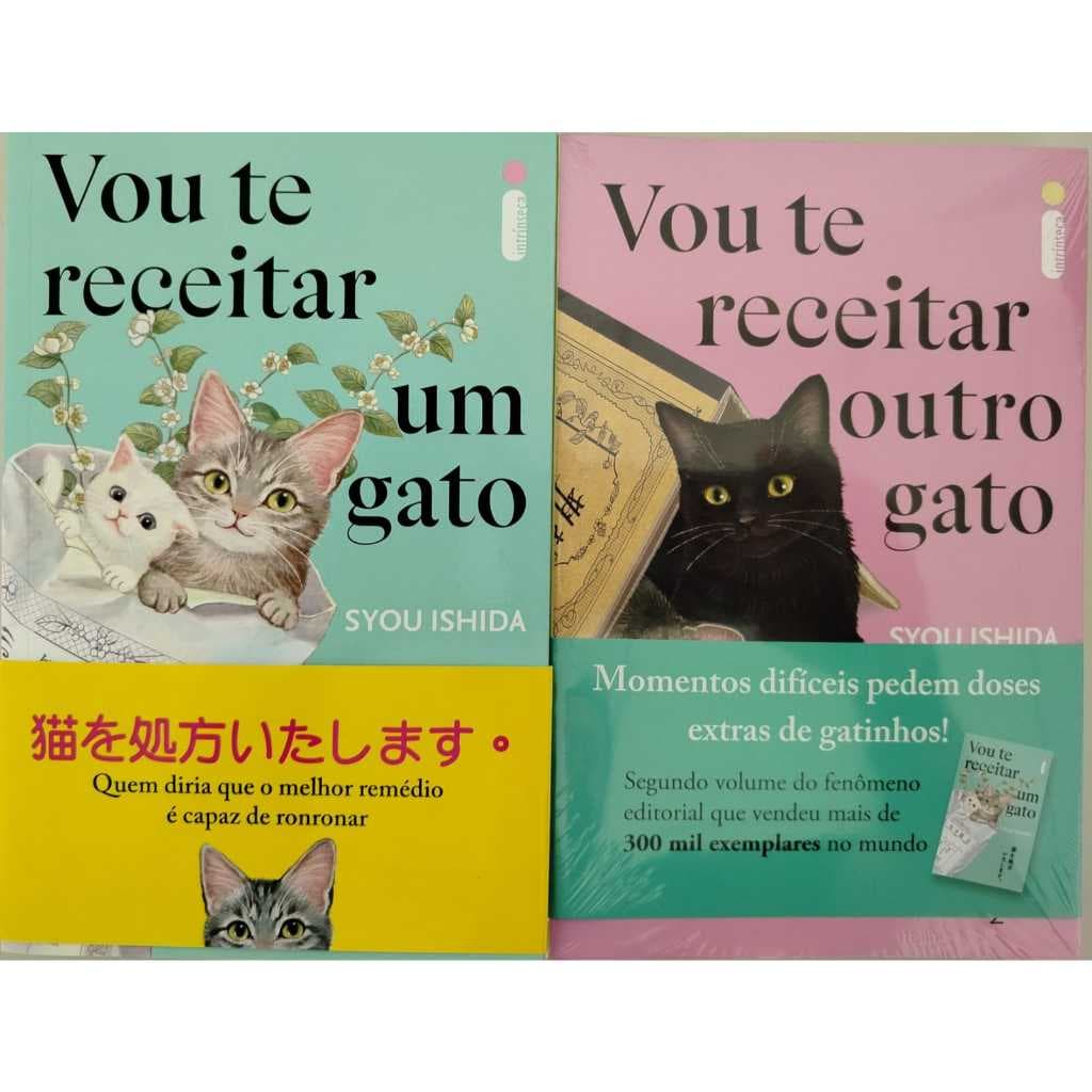 Livros Kit com Vou te receitar um gato + Vou te receitar outro gato Syou Ishida Intrínseca