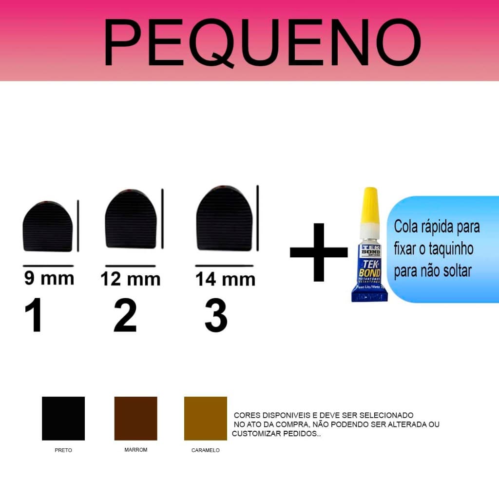 saltinho para salto feminino 3 pares e1 cola rapida fixar