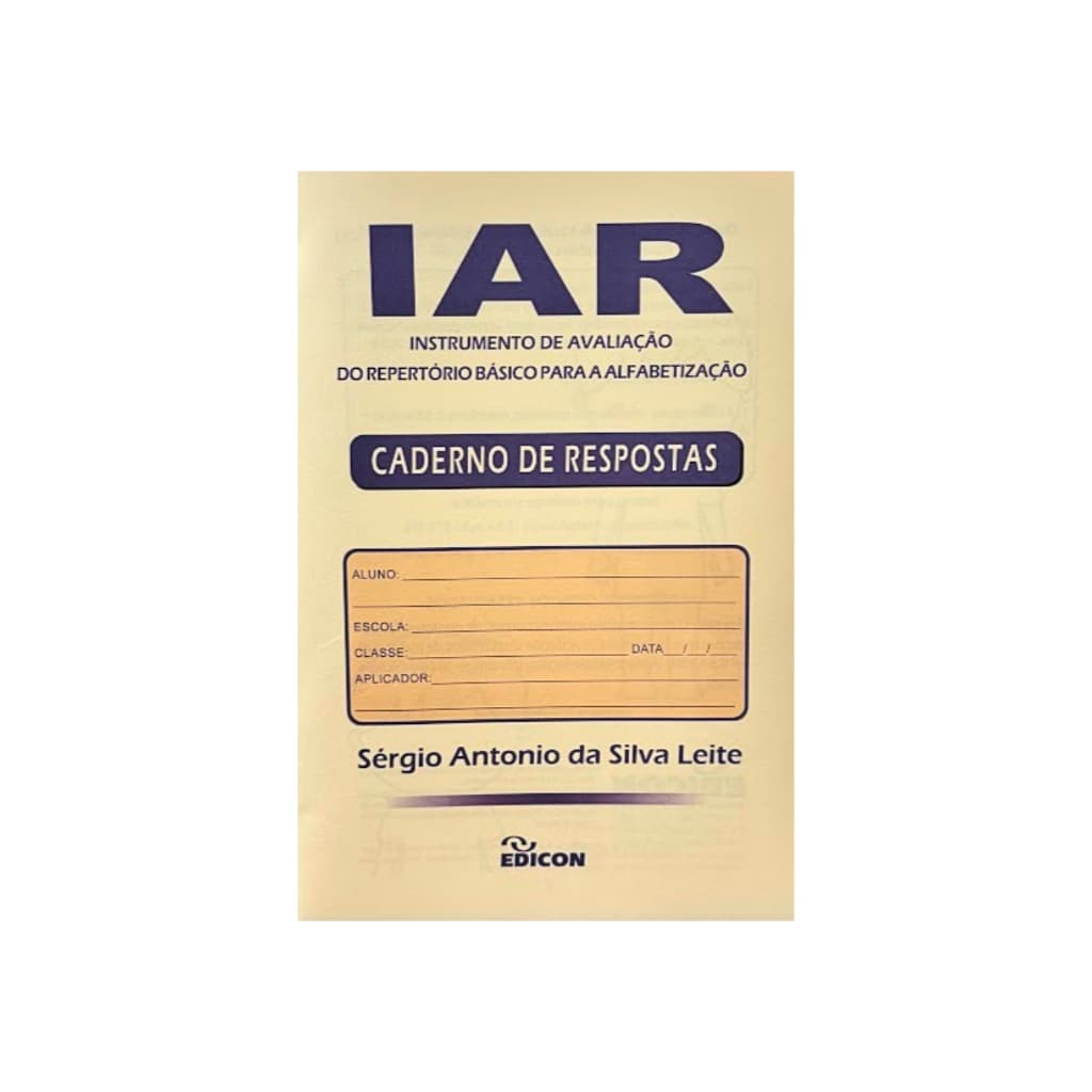 Iar Caderno de Respostas