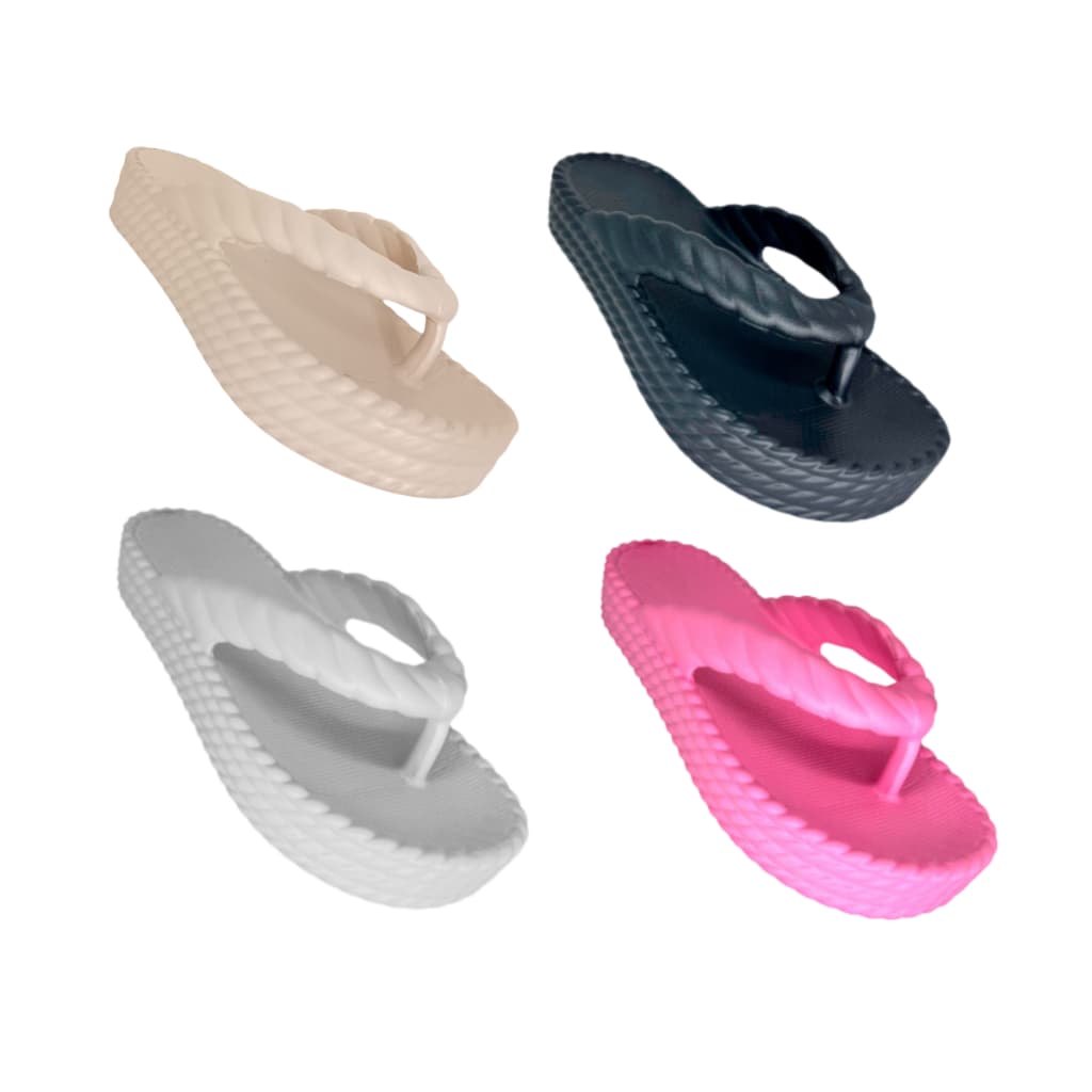 Chinelo Nuvem Plataforma Flip Flop Tamanco Anabela Confortável Extra Macia Esporão Yvate