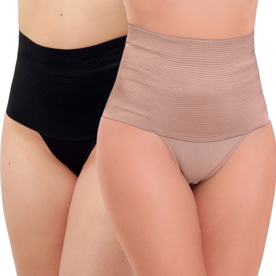 Kit 2 Cinta Alta Plus Size tamanhos 48 50 52 de alta Compressão Cinta Modeladora Alta Pós Cirúrgica