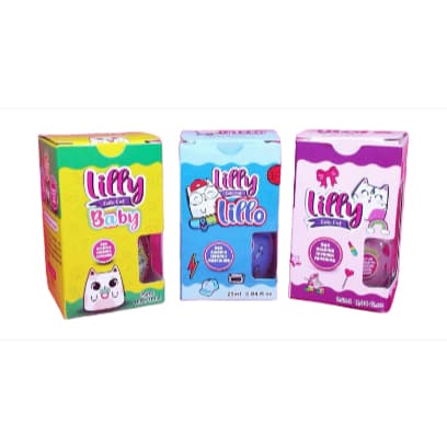 Kit Com 3 Colônias Infantis Lilly Cute Cat 25ml