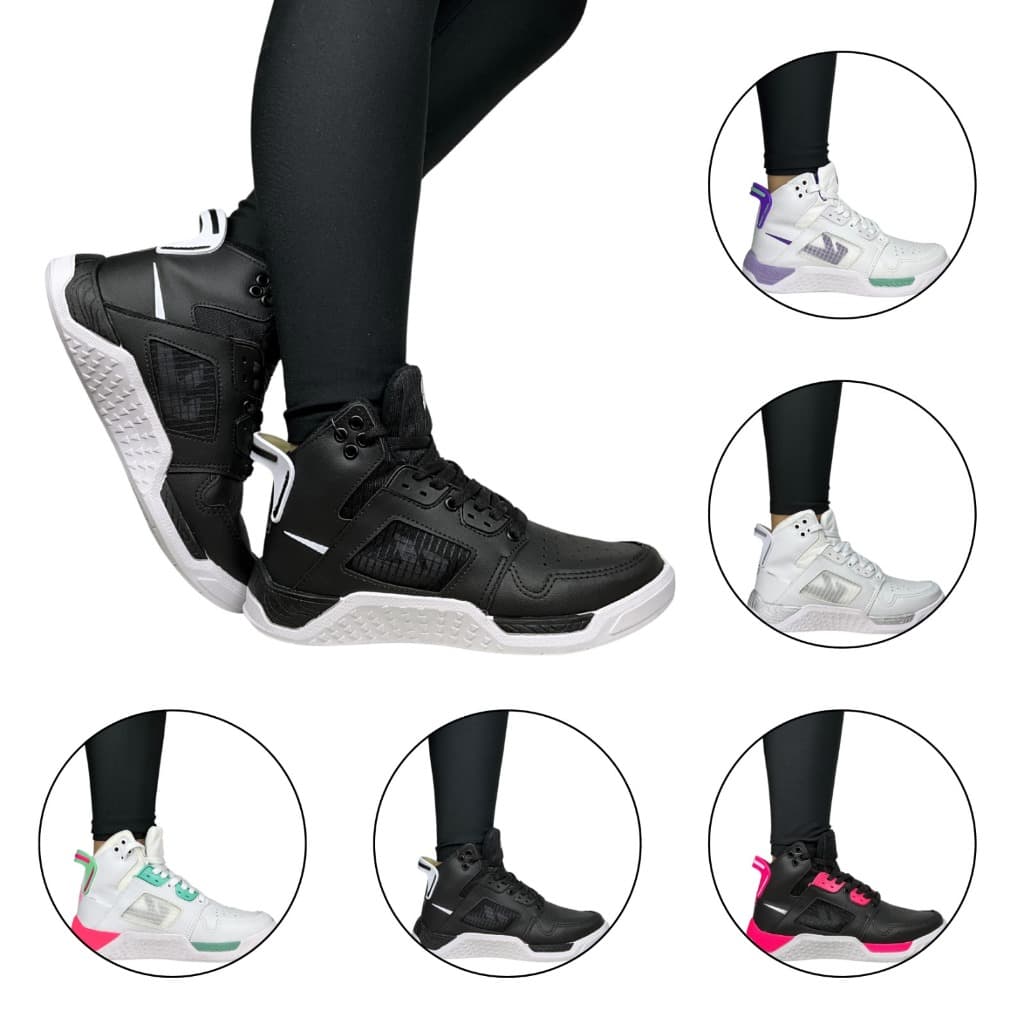 Tênis Botinha Feminino 34 A 44 Academia Crossfit Treino Konnex Cano Alto
