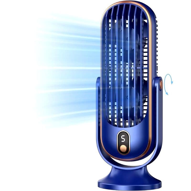 Ventilador de torre de mesa USB Ventilador de torreelétrica portÃtil com motor sem escova de 5 velocidades 15231