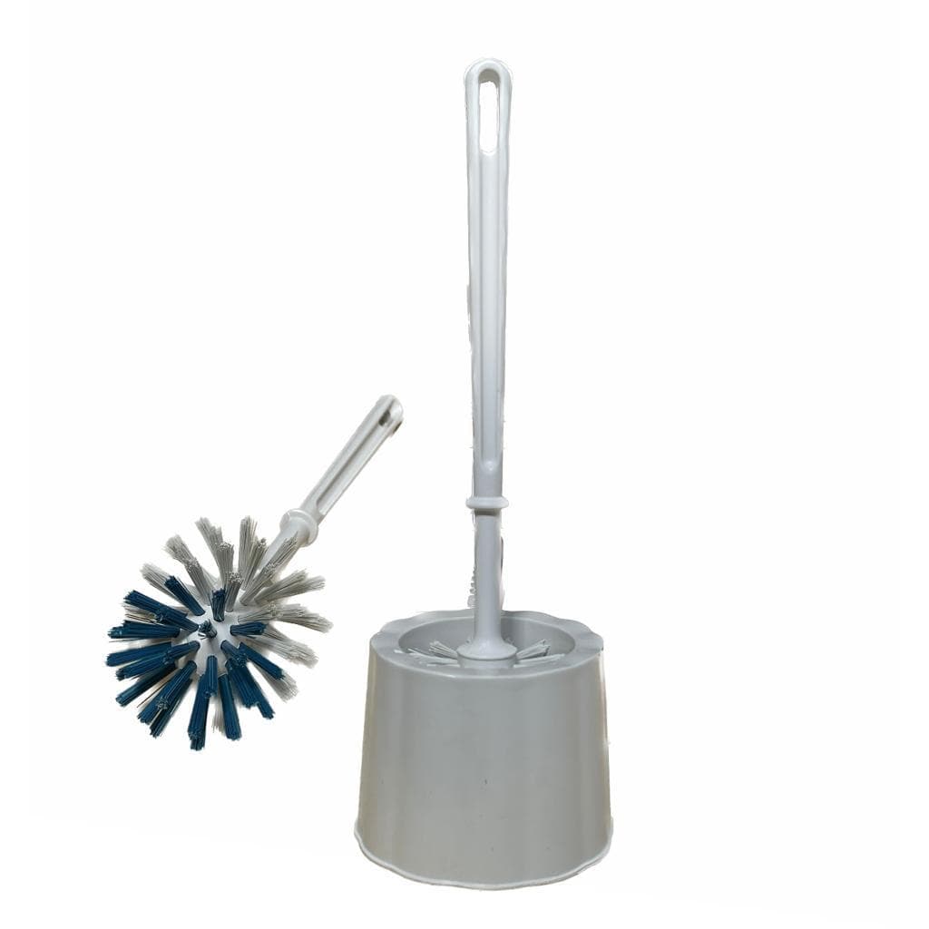 Kit 2 Escova Sanitária Com Suporte Grande Reforçada