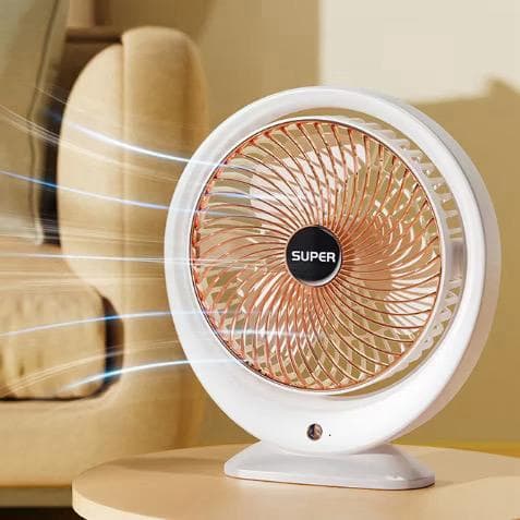 Ventilador Circulante Pequeno Inteligente Carregamento USB Silencioso com 3 Velocidades