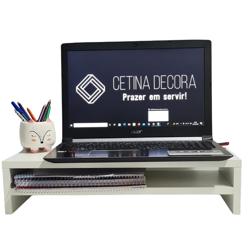 Suporte Base De Monitor Ergonômico Mesinha