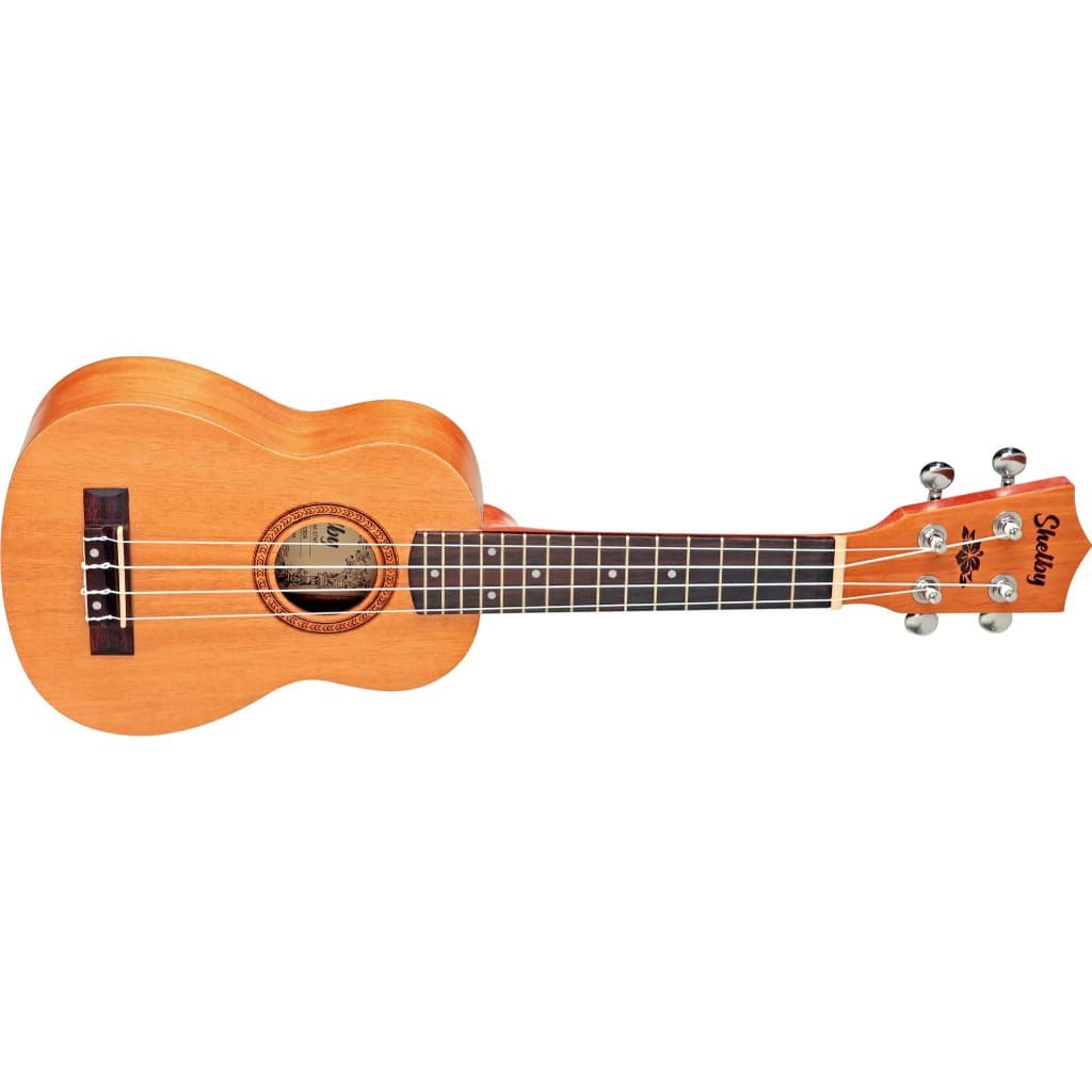 Ukulele Soprano 21 Shelby Eagle Mogno Natural Fosco Su21m Acompanha Nota Fical - Envio imediato
