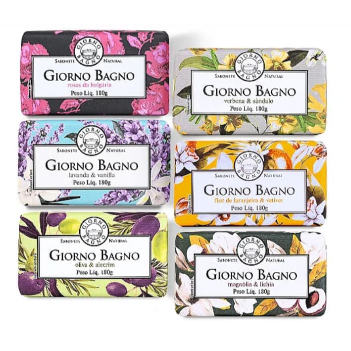 Sabonete Giorno Bagno 180g - kit 6 Unidades