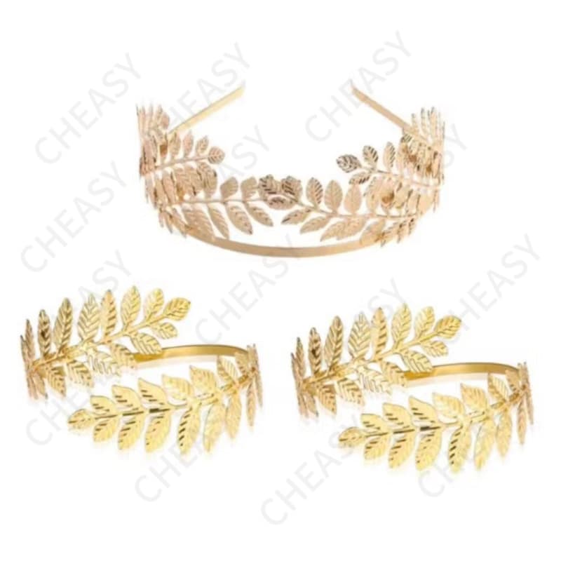 Kit Deusa Grega Arco e  Bracelete Festa Halloween