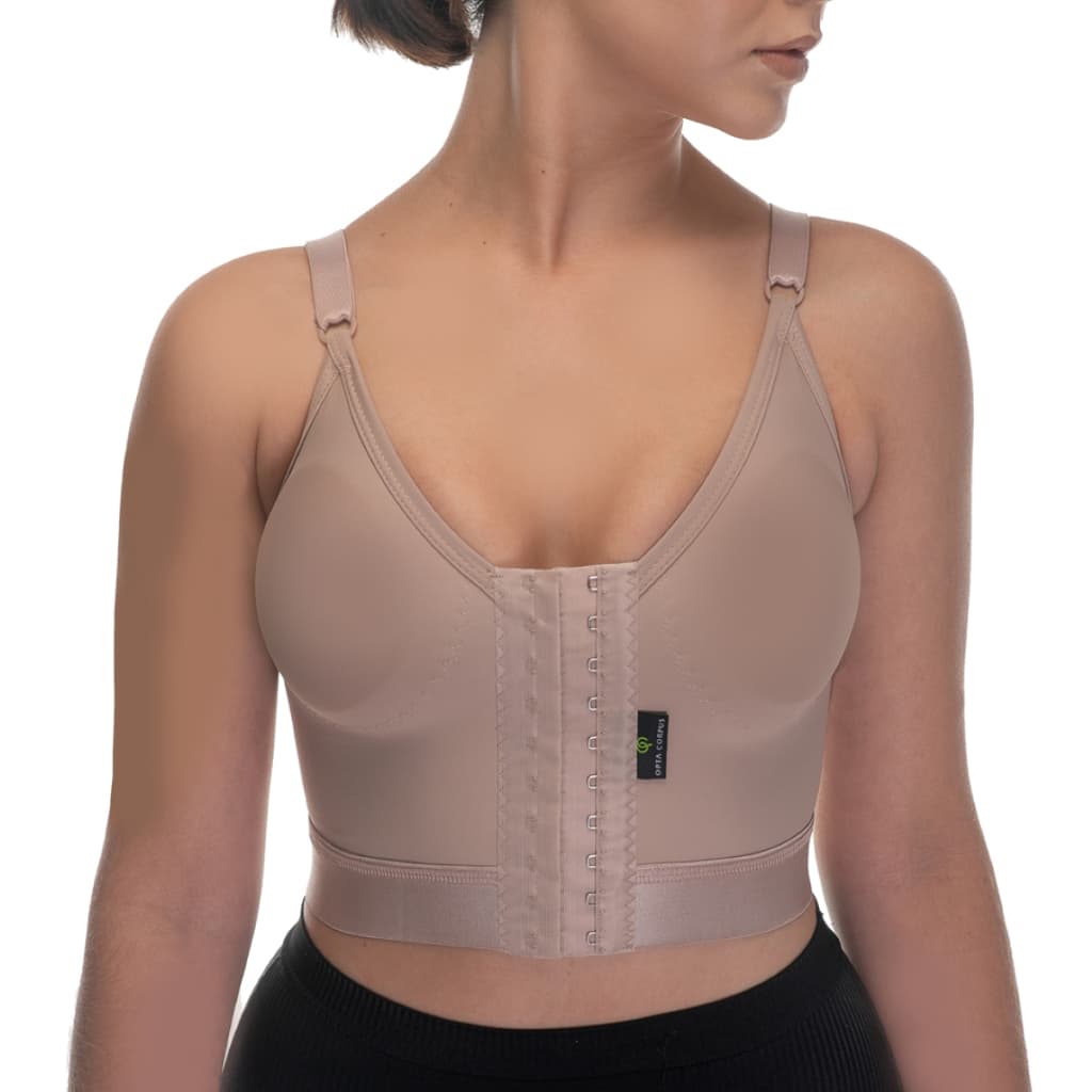 Sutiã Pós Cirurgico Plástica Emana Mamoplastia, Mastopexia com Elástico Compressão Registro Anvisa