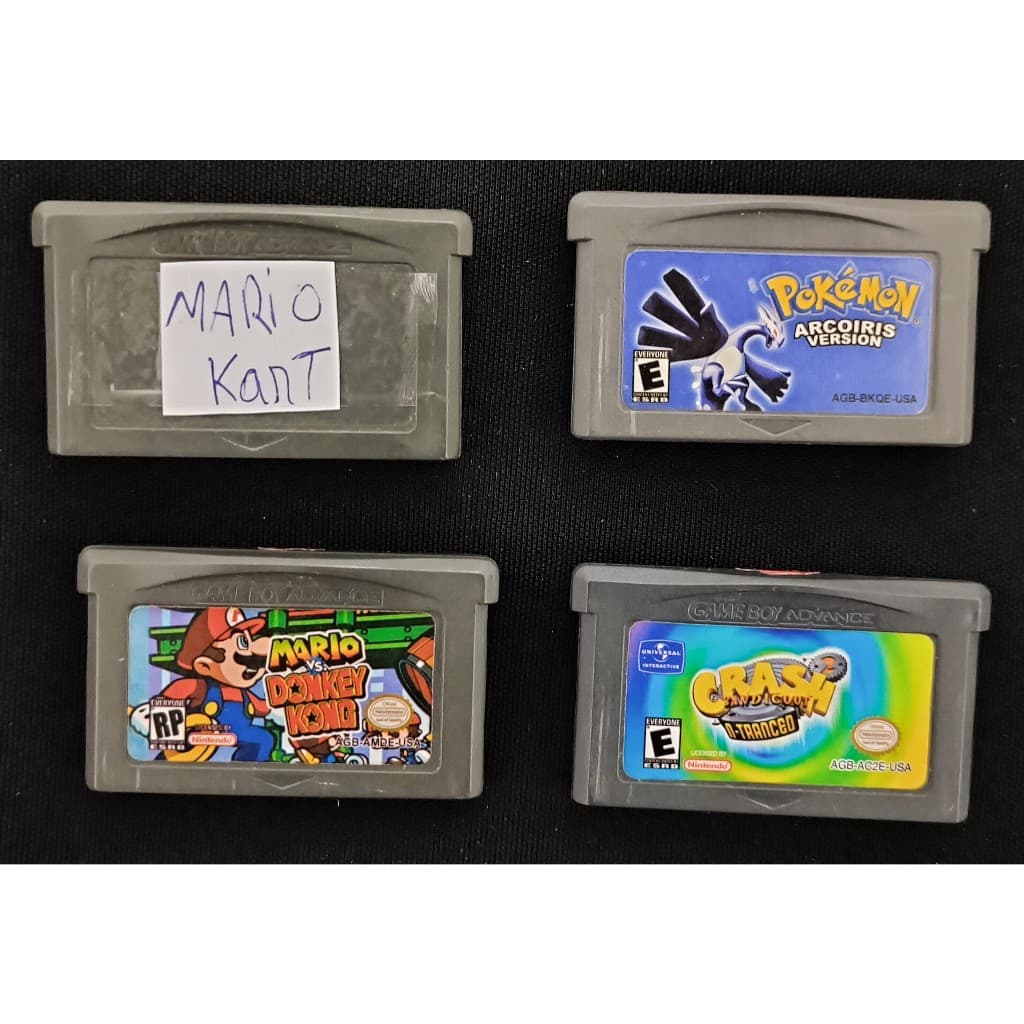 Lote de 4 jogos para Game boy Advance (Alternativos - Ler descrição)