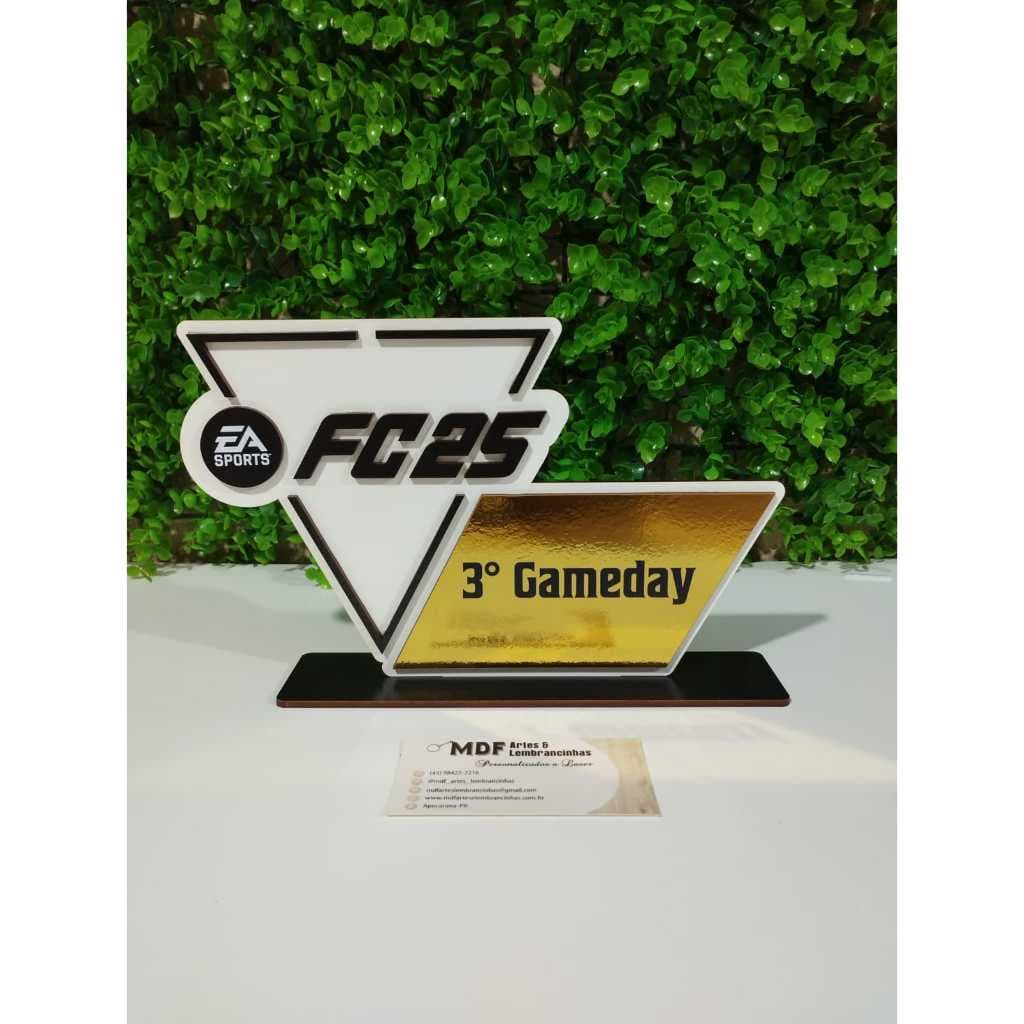 Troféu FC 24, FC25, FC26, PES etc Cód. 035