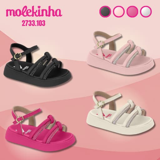 SHO/SHE Sandália Molekinha Turim