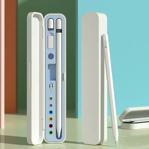 Estojo Capa Protetor para Apple Pencil e Acessórios, Pen Holder, Storage Box - Não Acompanha Caneta