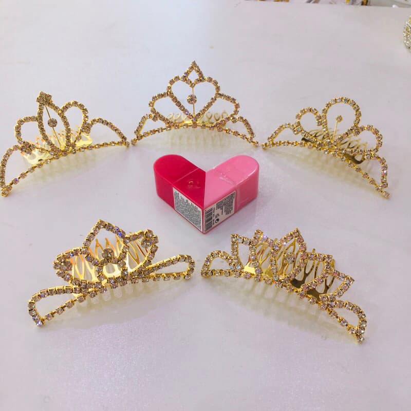 Tiara Coroa Pente Princesa/ Noivas/festa Strass Debutantes