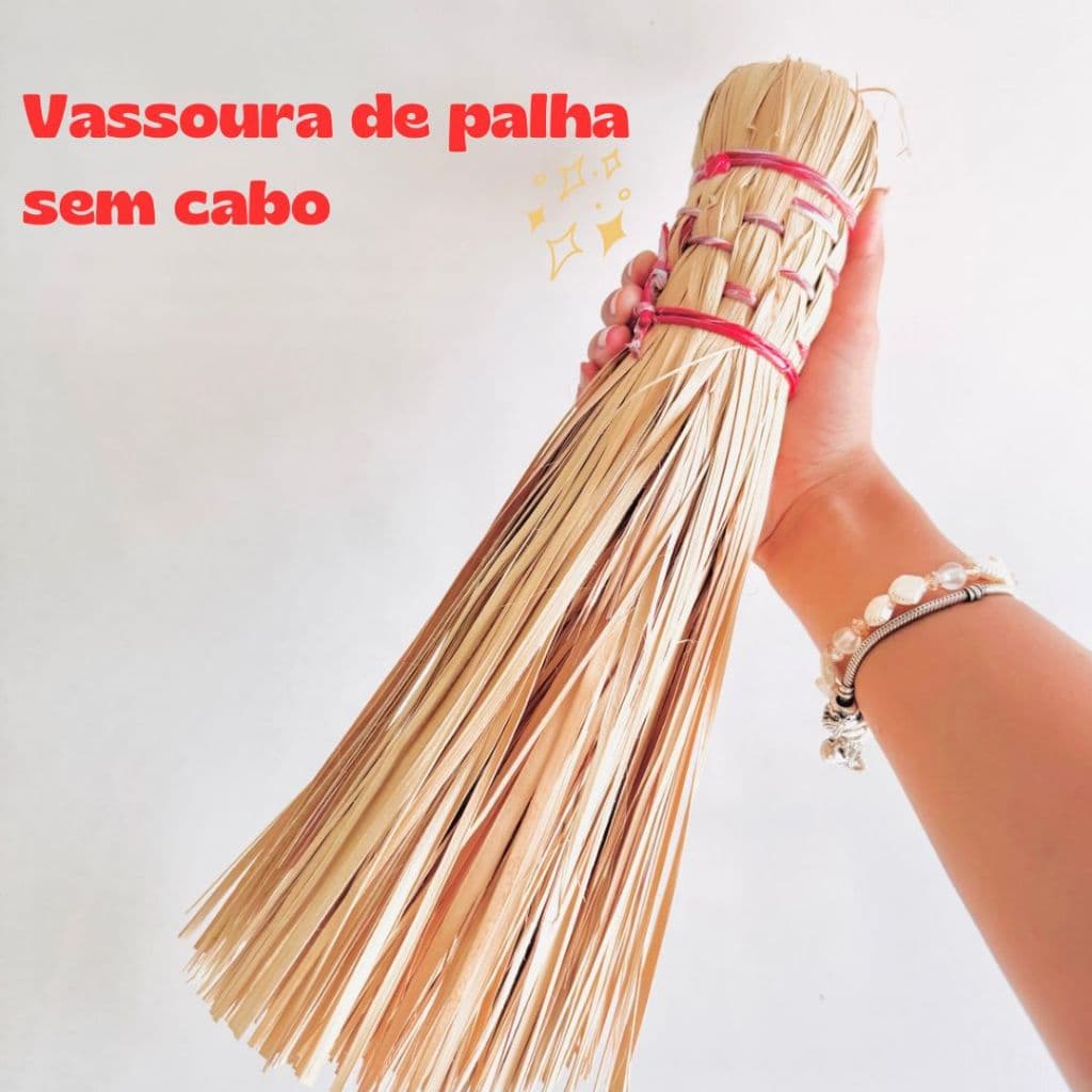 Vassoura De Palha Sem Cabo