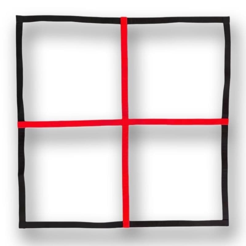 Escada De Agilidade Funcional Quadrada Circuito Treinamento 4