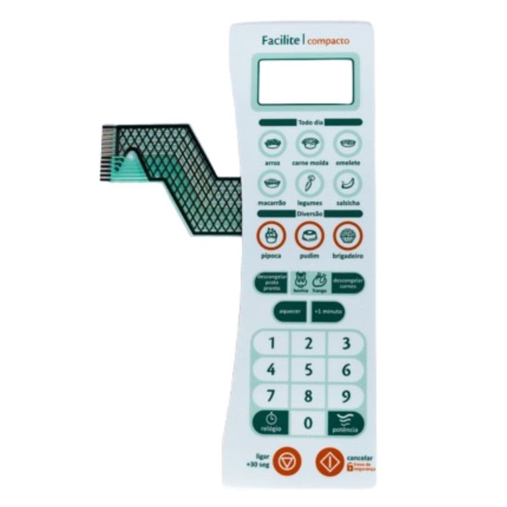 Teclado Membrana Microondas Para Consul Cms25ab Facilite Compacto