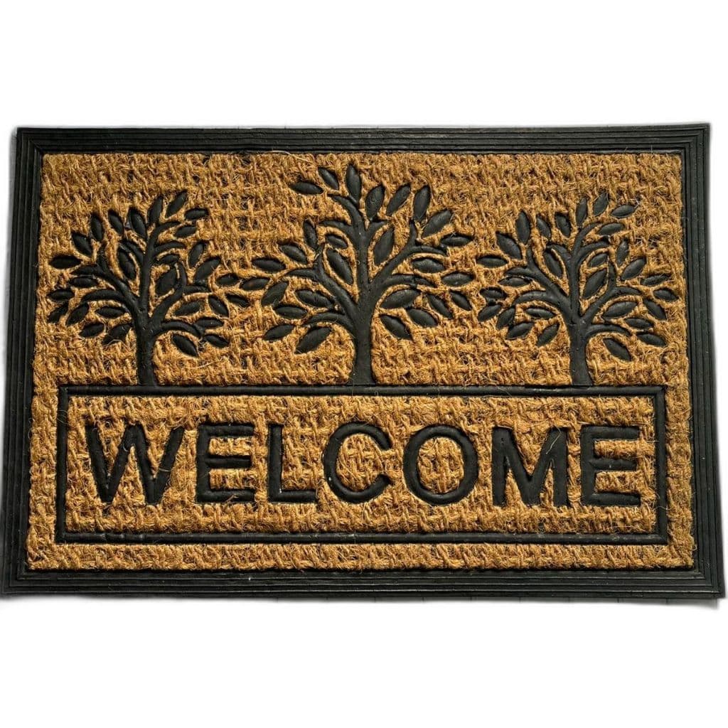 Tapete Capacho Porta Entrada 40x60 Emborrachado Antiderrapante Decorativo Casa Escritório