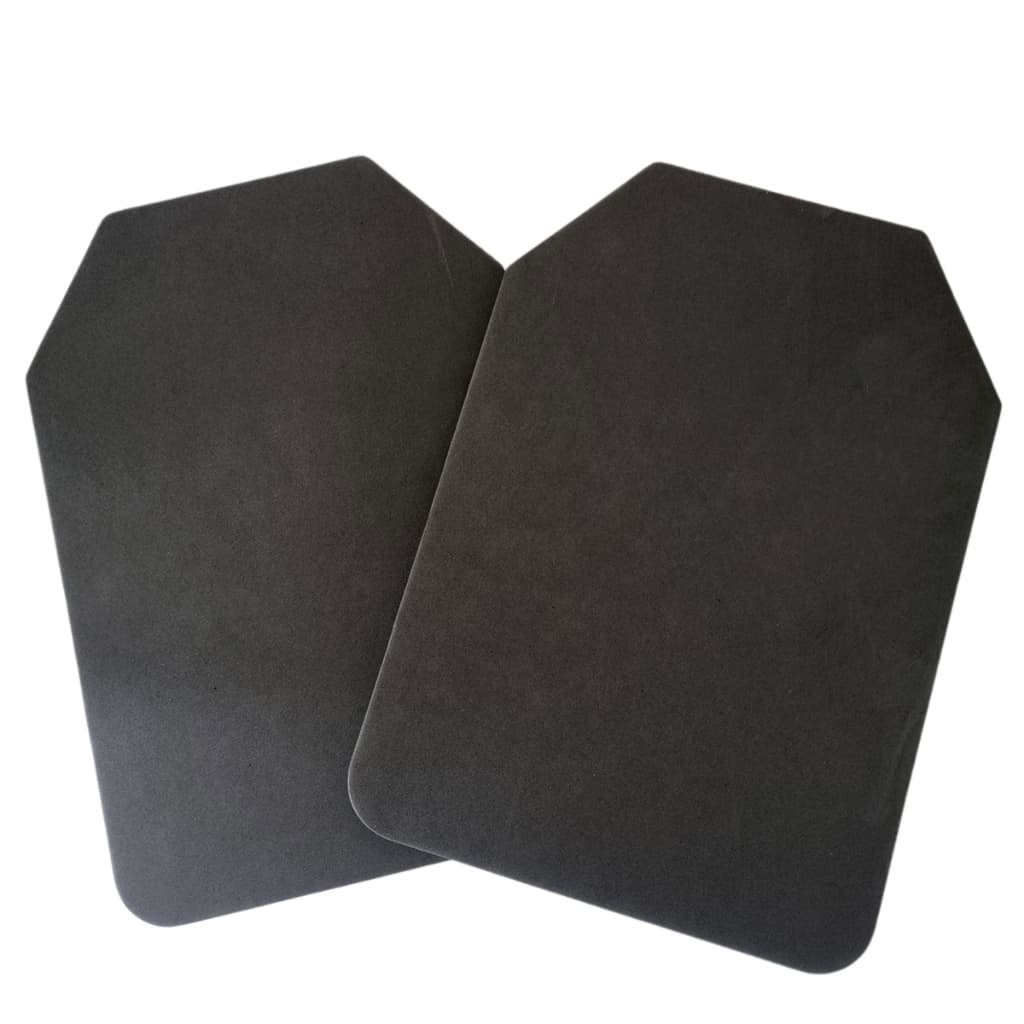 Kit 2 Placa Proteção Sport Colete Plate Carrier Modular Paintball Airsoft Lar26 Alt 38cm Recortavel