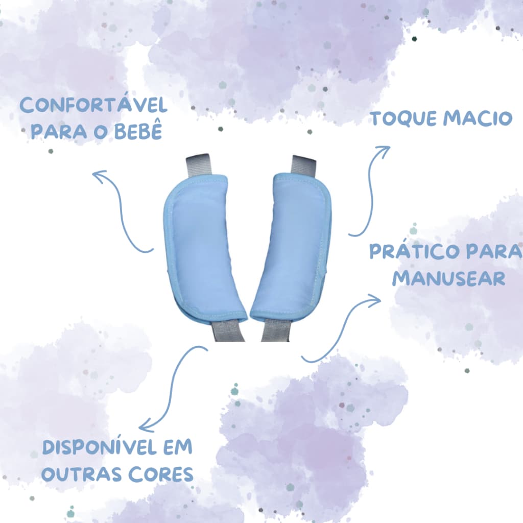 Protetor de Cinto 02 peças Macio Menina Menino