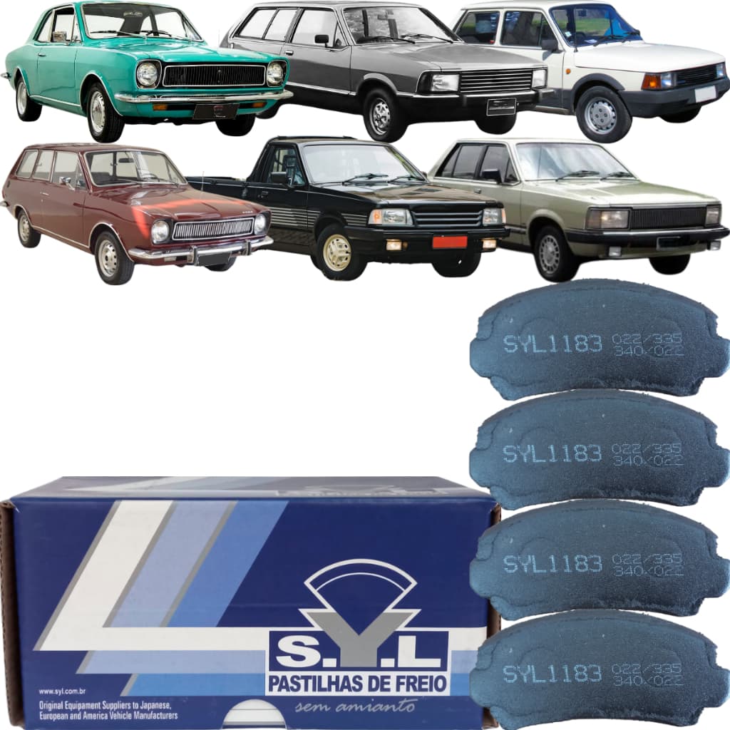 Pastilha Freio Dianteira SYL Dodge 147 Fiorino Belina Corcel